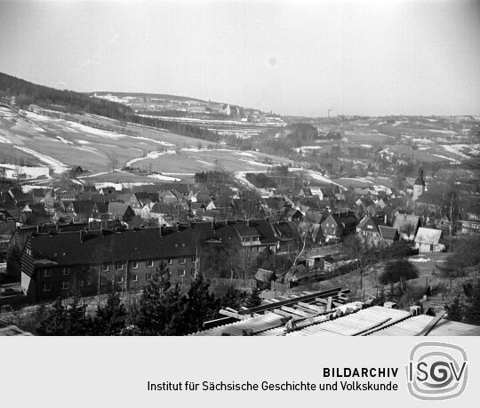 Landschaftsansicht bei Geising und Altenberg