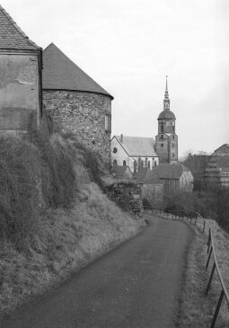 Bild: Ortsansicht in Dohna mit Kirche