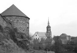 Bild: Ortsansicht in Dohna mit Kirche
