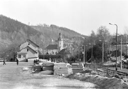 Bild: Ansicht des Bahnhofs in Geising