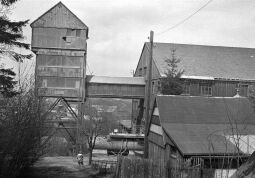 Bild: Ortsansicht mit Schachtanlagen in Altenberg