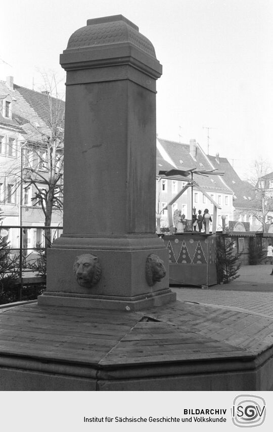Brunnen auf dem Dippoldiswalder Marktplatz