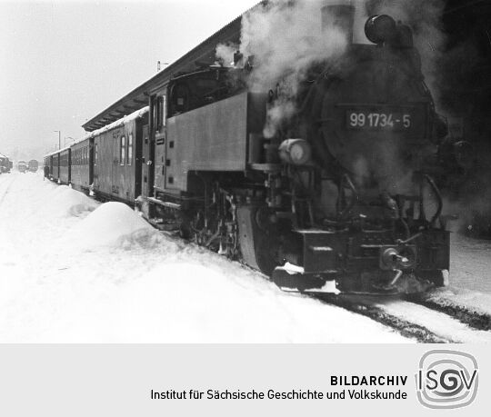 Ansicht der Weißeritztalbahn