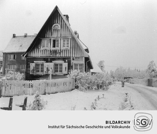 Ortsansicht in Zinnwald-Georgenfeld