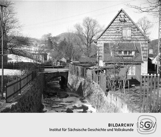 Ansicht des Hüttenbachs in Geising