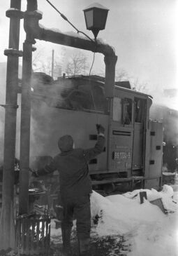 Bild: Ansicht einer Lokomotive der Weißeritztalbahn