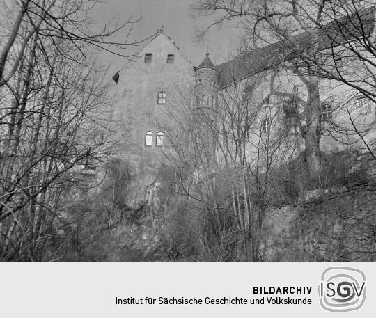 Ansicht des Schlosses in Lauenstein