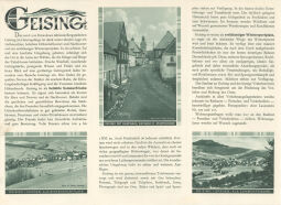 Werbefaltblatt für Geising