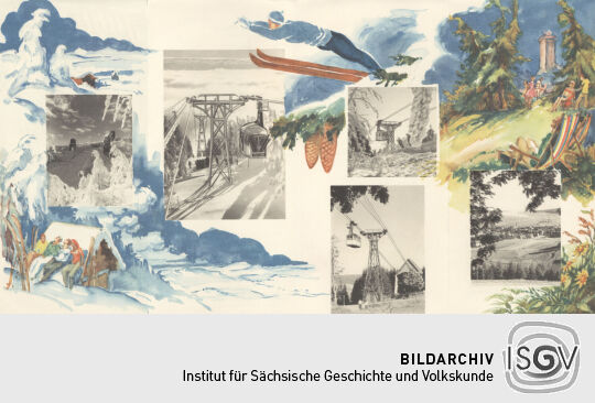 Werbefaltblatt für Oberwiesenthal