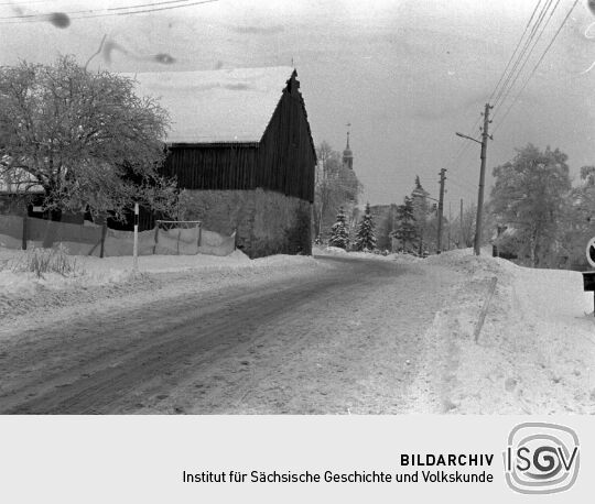 Bilck zur Kirche in Schellerhau