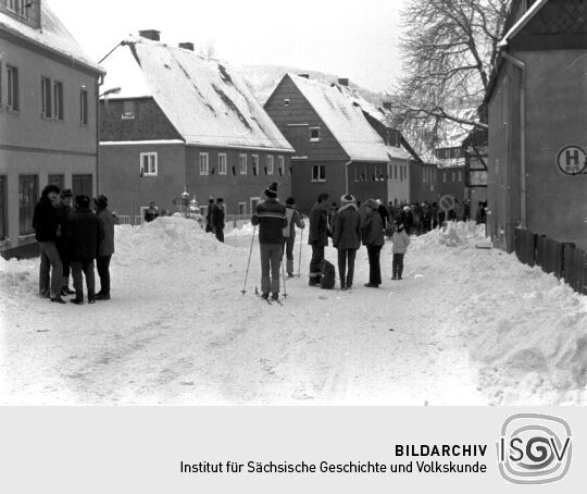 Beim Ski- und Eisfasching in Geising