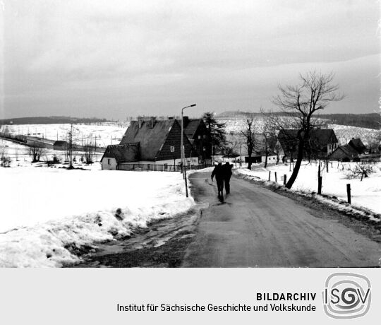Die Hochmoorstraße in Georgenfeld