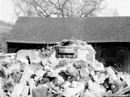 Bild: Abriss einer Bäckerei in Elstra