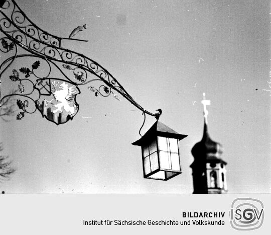 Leuchte am Rathaus in Geising