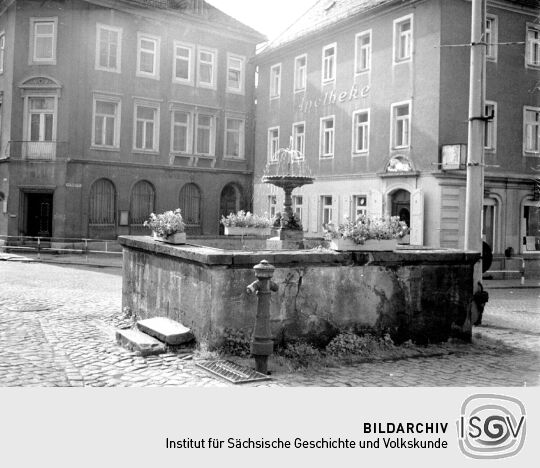 Brunnen am Obermarkt in Pulsnitz
