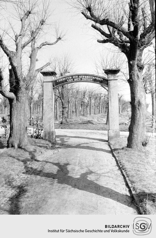 Friedhofseingang in Herrnhut