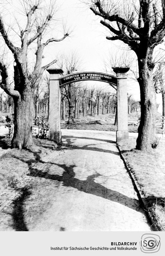 Friedhofseingang in Herrnhut