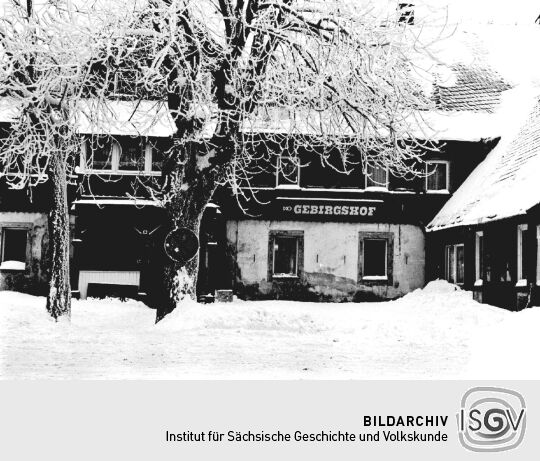 Gasthof "Gebirgshof" in Schellerhau