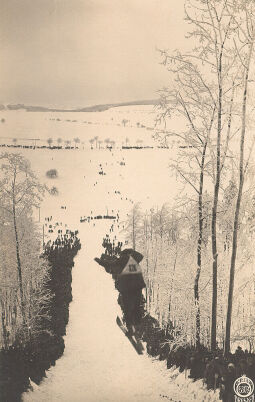 Bild: Skispringen auf der Schanze in Frauenstein