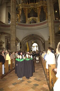 Bild: Berggottesdienst im Freiberger Dom