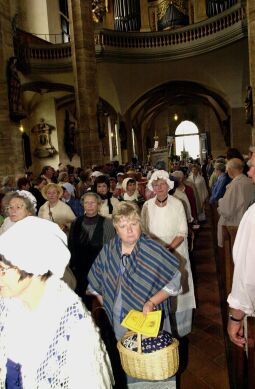 Bild: Berggottesdienst im Freiberger Dom