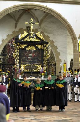 Bild: Berggottesdienst im Freiberger Dom