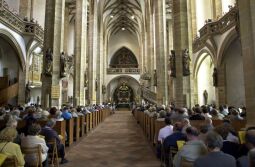 Bild: Berggottesdienst im Freiberger Dom