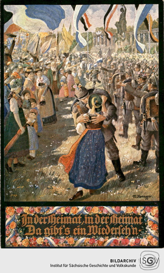 Verfrüht gedruckte Siegespostkarte 61a