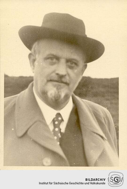 Portrait des Volkskundlers Adolf Spamer