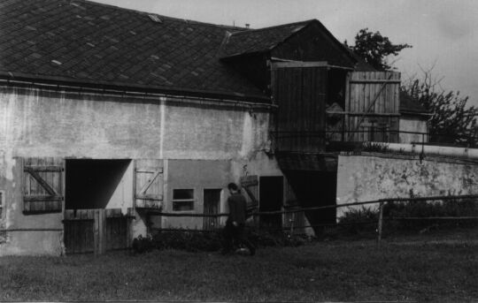 Scheune mit Hocheinfahrt am Gehöft Nr.5 in Börnersdorf