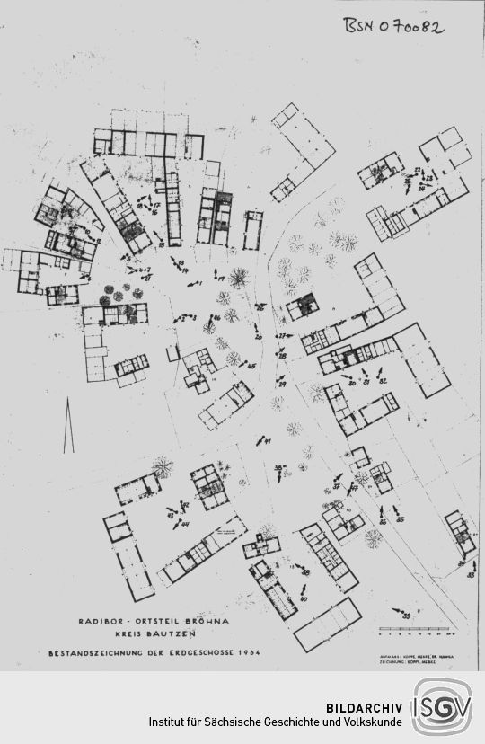 Ortsplan von Brohna