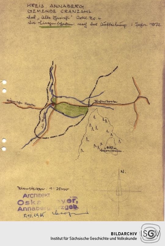 Liegenschaften des "Alten Gerichts" Cranzahl