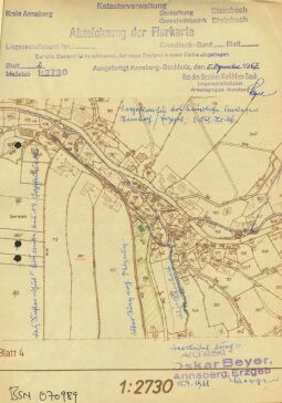 Bild: Flurkarte von Steinbach