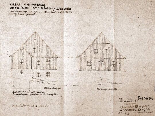 Ansichten eines bäuerlichen Anwesens in Steinbach