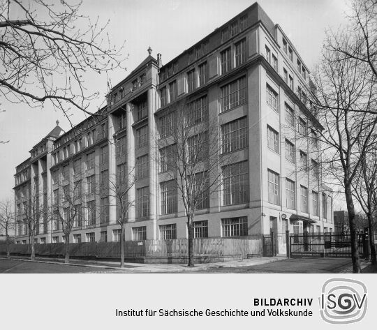 Fabrikgebäude der SächsischenTextilmaschinenfabrik in Chemnitz