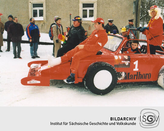 Festumzug beim Ski- und Eisfasching in Geising