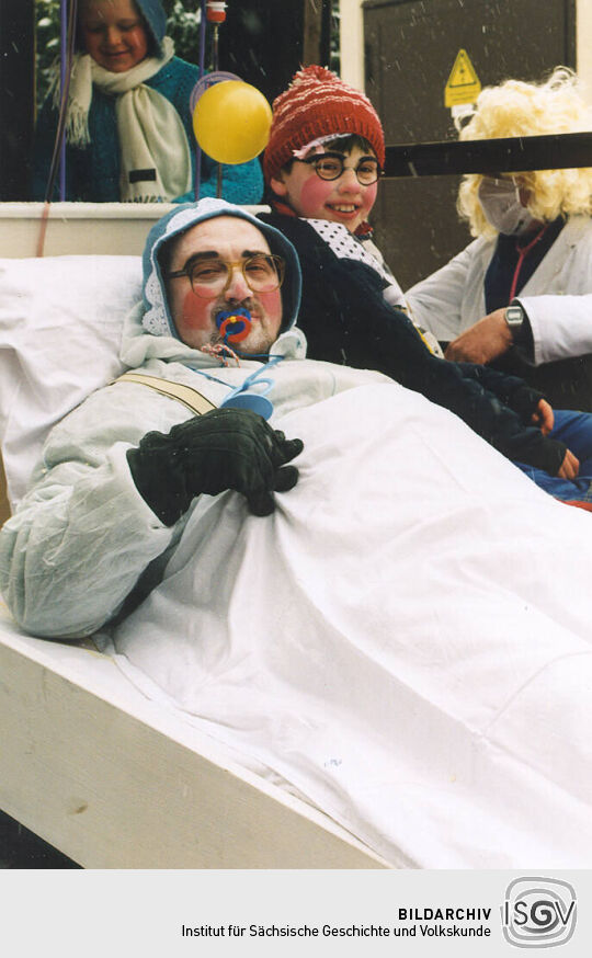 Festumzug beim Ski- und Eisfasching in Geising