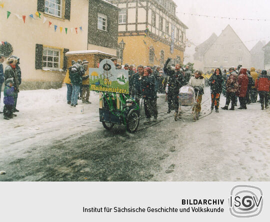 Festumzug beim Ski- und Eisfasching in Geising