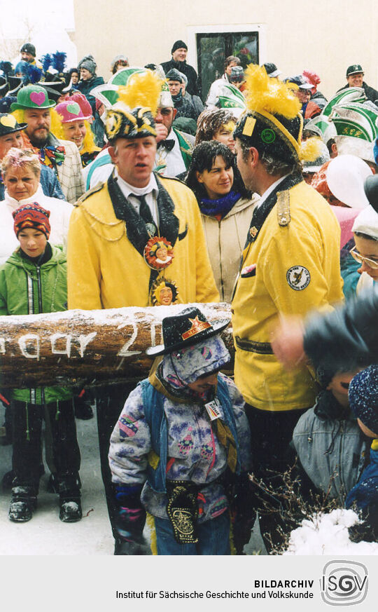 Festumzug beim Ski- und Eisfasching in Geising
