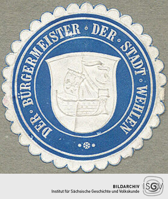 Wappen der Stadt Wehlen