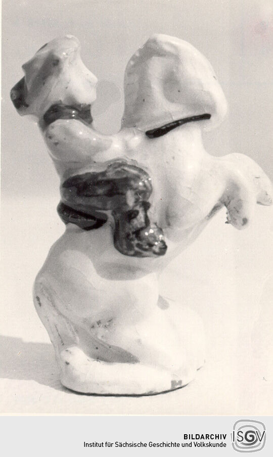 Schachfigur aus Keramik