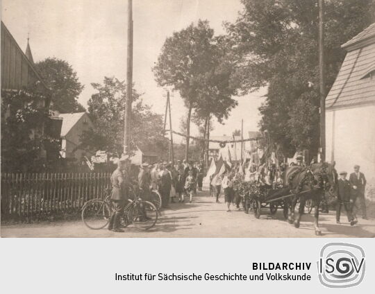 Potkarte Schulfestumzug in Lomnitz