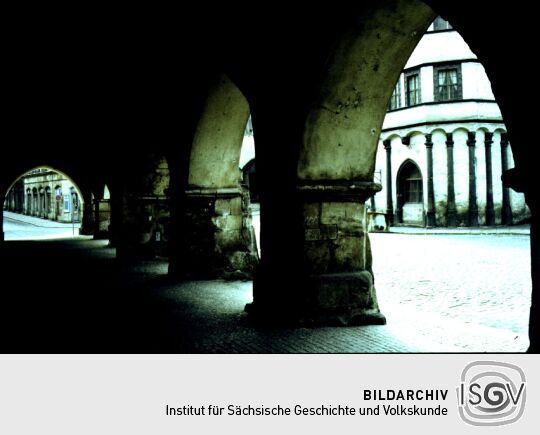 Laubengang am Untermarkt in Görlitz