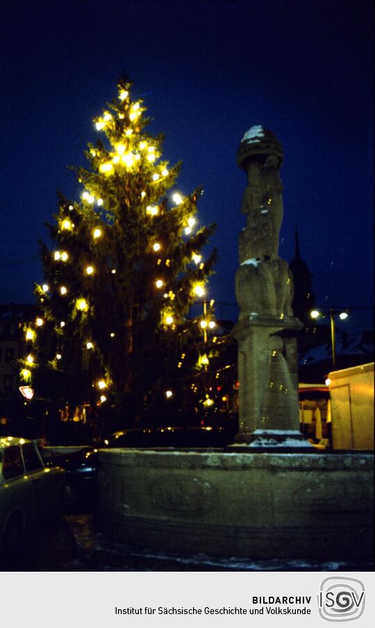 Lichterbaum in Bischofswerder