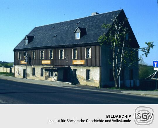 Gaststätte "Grenzsteinhof" an der Teplitzer Straße in Zinnwald