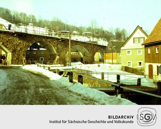Eisenbahnbrücke  in Schmiedeberg