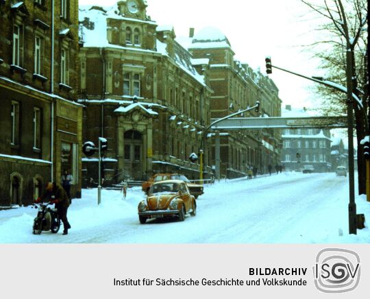 Straßenraum in Radeberg