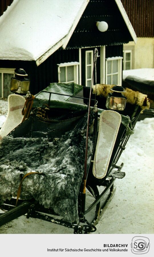 Pferdeschlitten in Altenberg