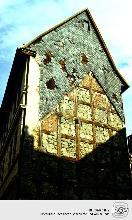 Abriß von Wohnhäusern in Großenhain