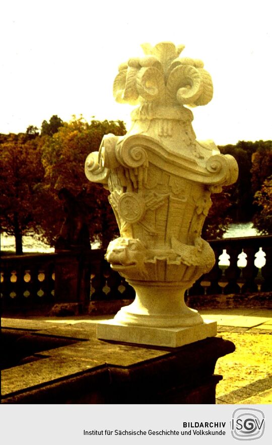 Barockvase am Schloß Moritzburg